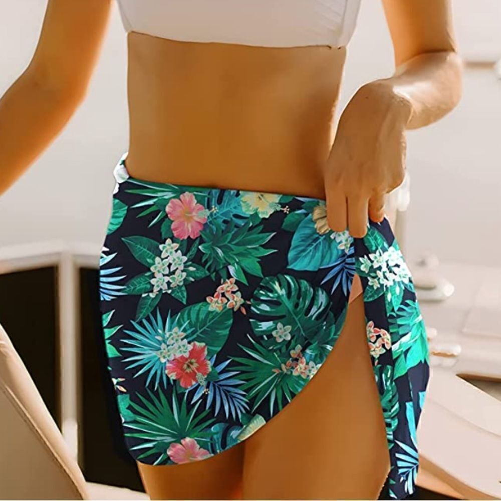 Green Leaf Sarong Beach Wrap